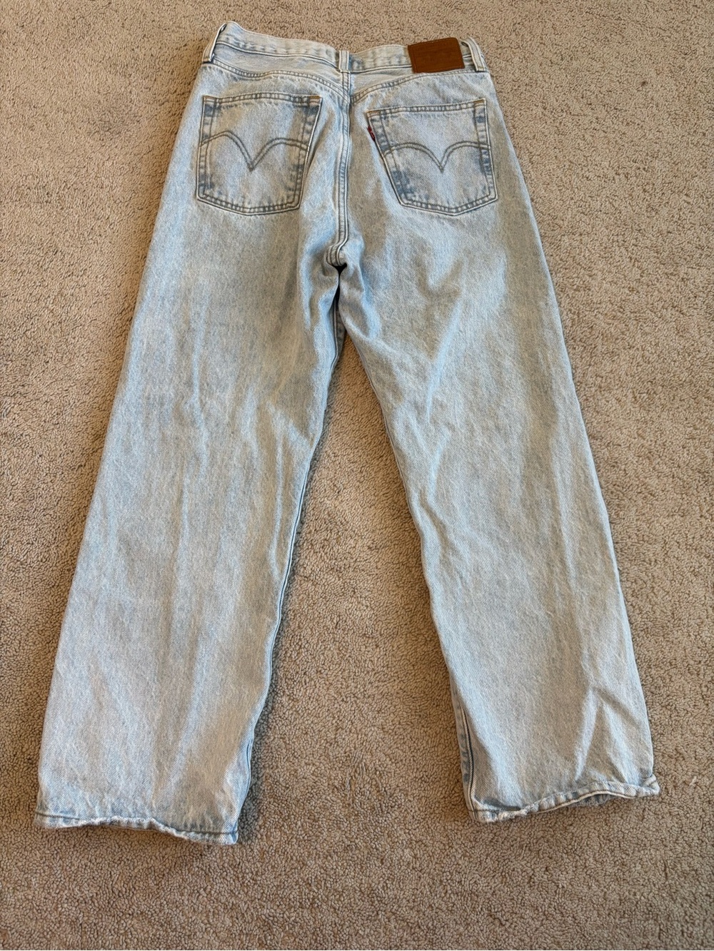 Levi's Women's Ribcage Straight Ankle Jeans in Light Wash Blue Size 29 - Picture 5 of 5